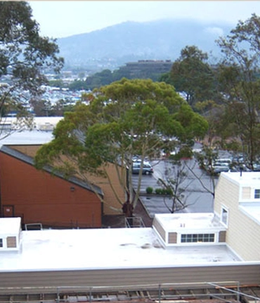 Commercial roofing project in Los Angeles by Armada Roofing Inc