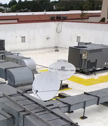 Commercial roofing project in Los Angeles by Armada Roofing Inc