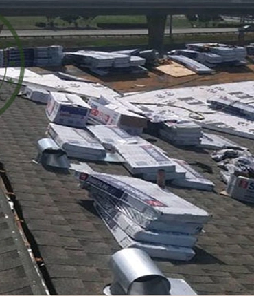 Residential roofing project in Los Angeles by Armada Roofing Inc